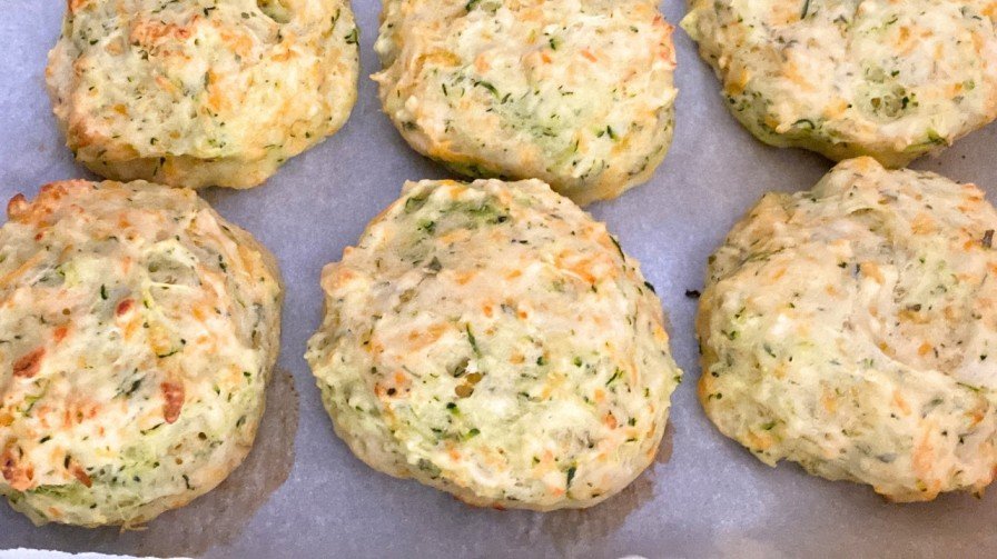 Zucchini Cheddar Biscuits-MoveYuhHand