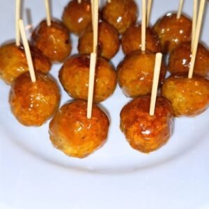 Orange Glaze Meatballs-MoveYuhHand