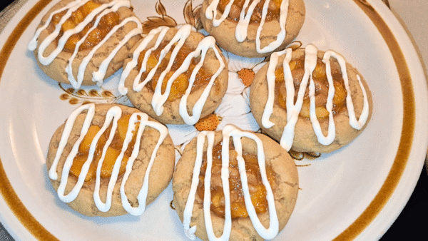 peach cobbler cookies -moveyuhhand