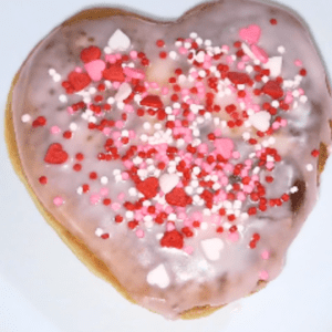 heart shape donut-moveyuhhand